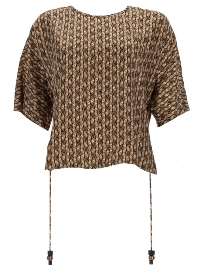 max mara printed silk blouse Max Mara PRINTED SILK BLOUSE