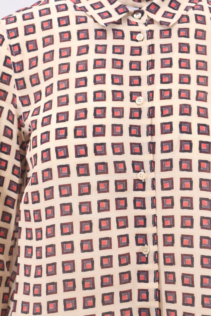 ASPESI Printed Silk Shirt