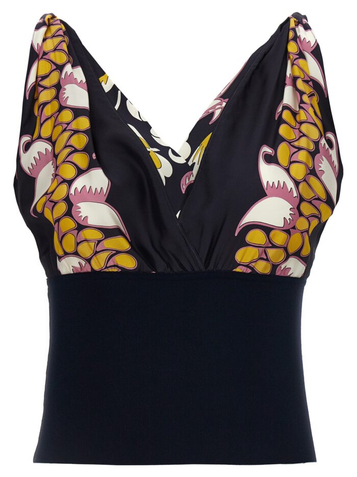 tory burch printed silk top Tory Burch Printed Silk Top