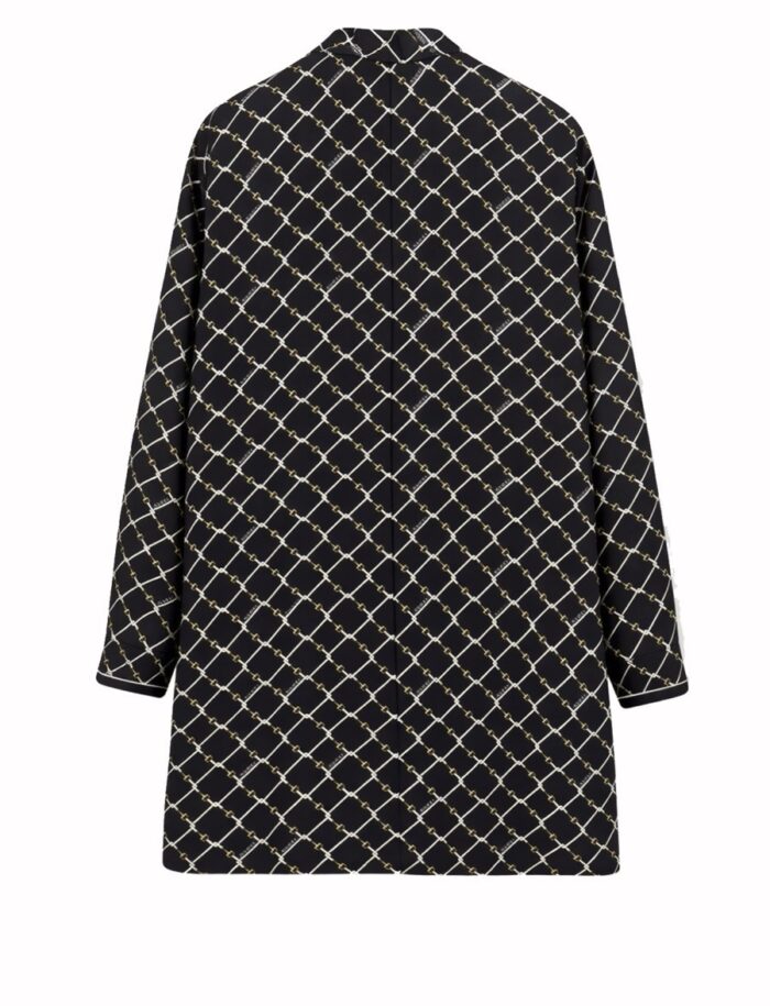 Gucci PRINTED SILK TWILL DRESS