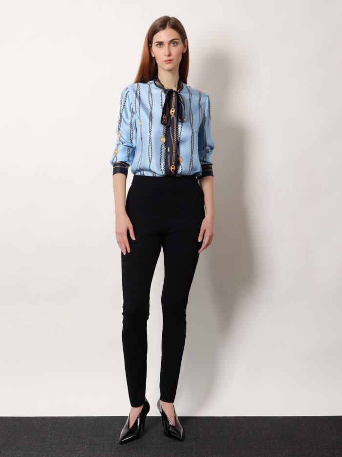 Gucci Printed Silk Twill Shirt