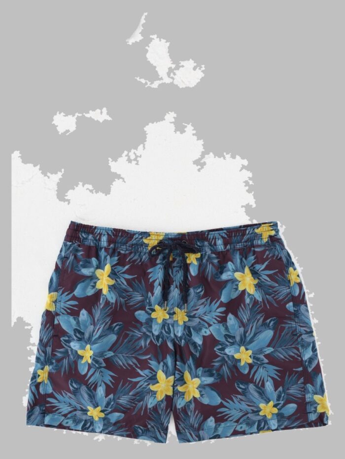 four fashioned friends printed swimshort FOUR FASHIONED FRIENDS Printed Swimshort