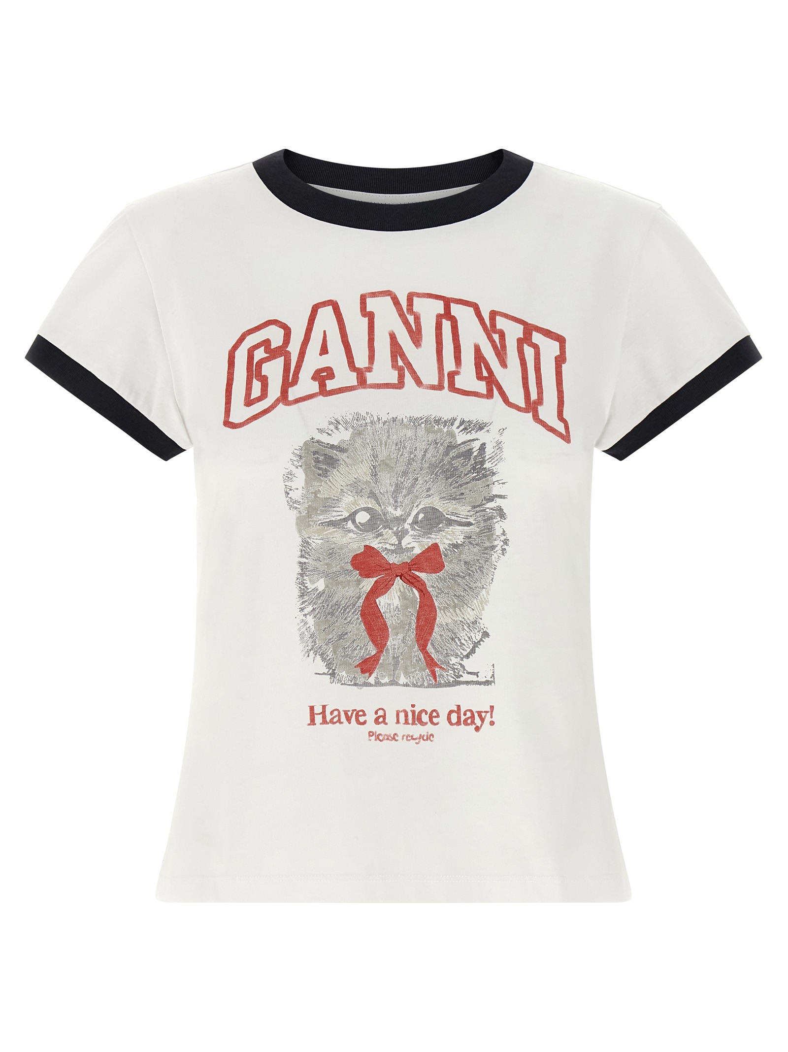 GANNI Printed T-shirt