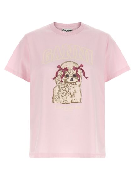 GANNI Printed T-shirt
