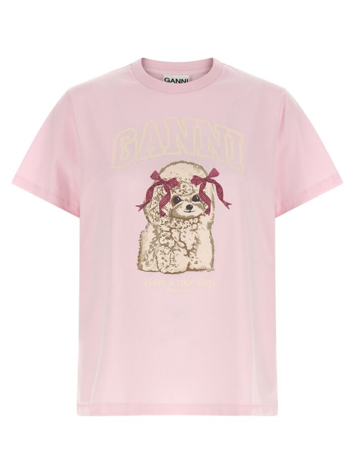 ganni printed t shirt GANNI Printed T-shirt