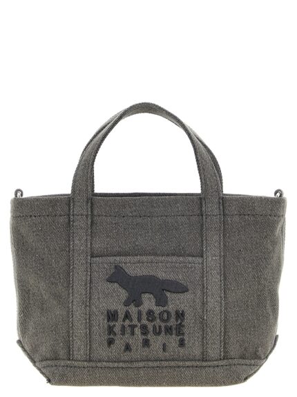Maison Kitsune 'Profile Fox' Mini Shopping Bag