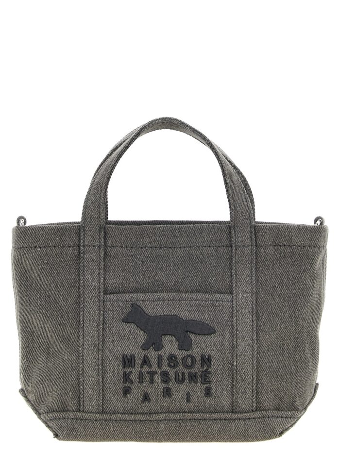 Maison Kitsune 'Profile Fox' Mini Shopping Bag