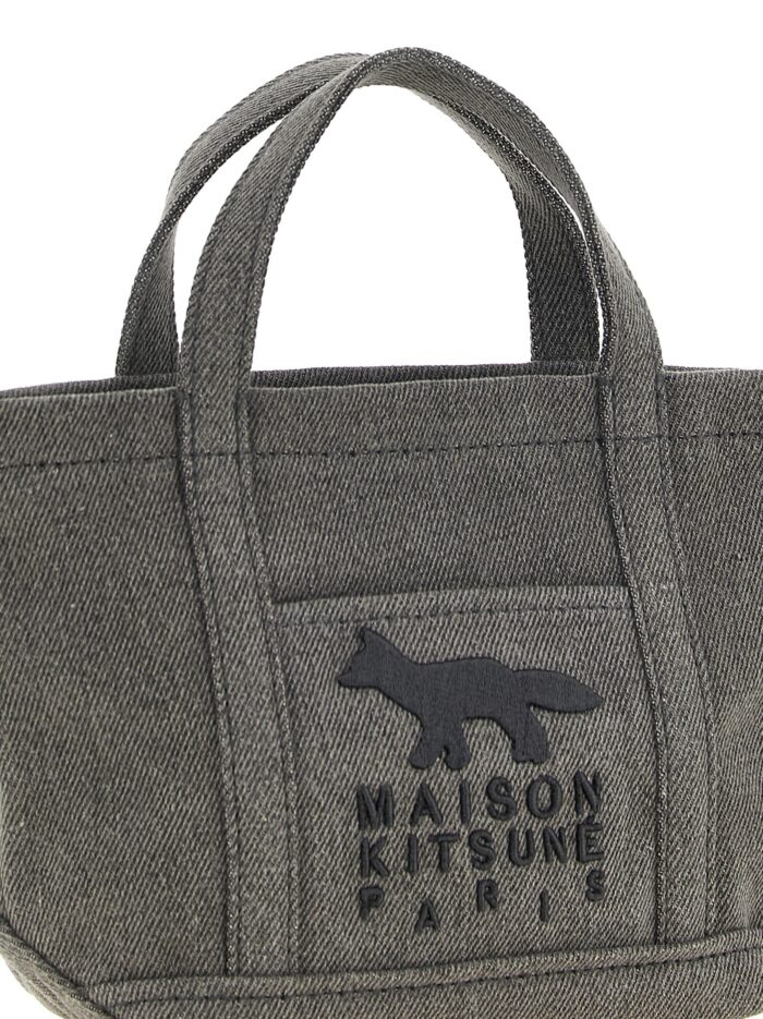 Maison Kitsune 'Profile Fox' Mini Shopping Bag