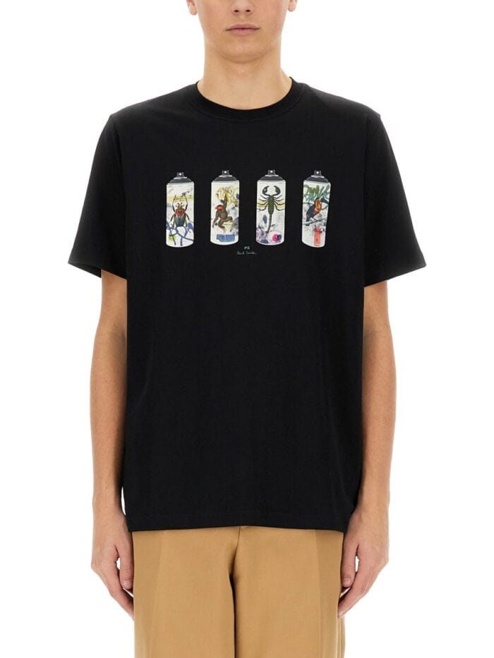 PS BY PAUL SMITH "ANIMAL SPRAY" T-SHIRT