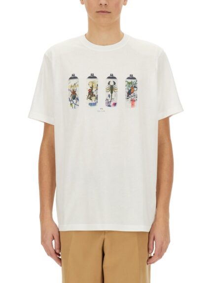PS BY PAUL SMITH "ANIMAL SPRAY" T-SHIRT