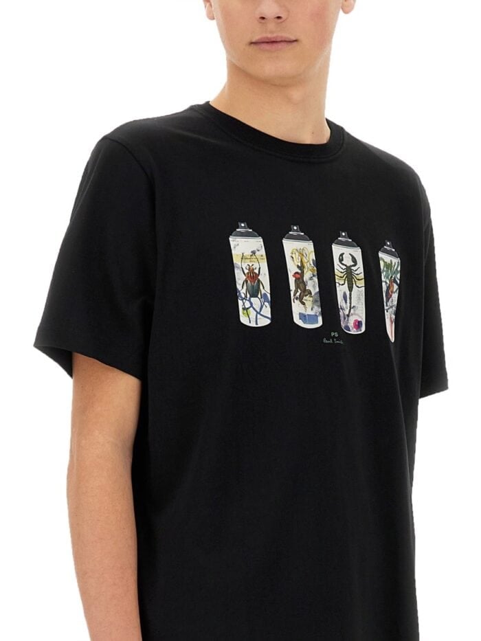 PS BY PAUL SMITH "ANIMAL SPRAY" T-SHIRT