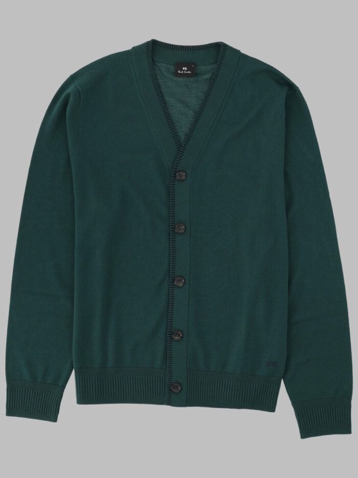 PS BY PAUL SMITH CARDIGAN IN LANA MERINO CON BOTTONI