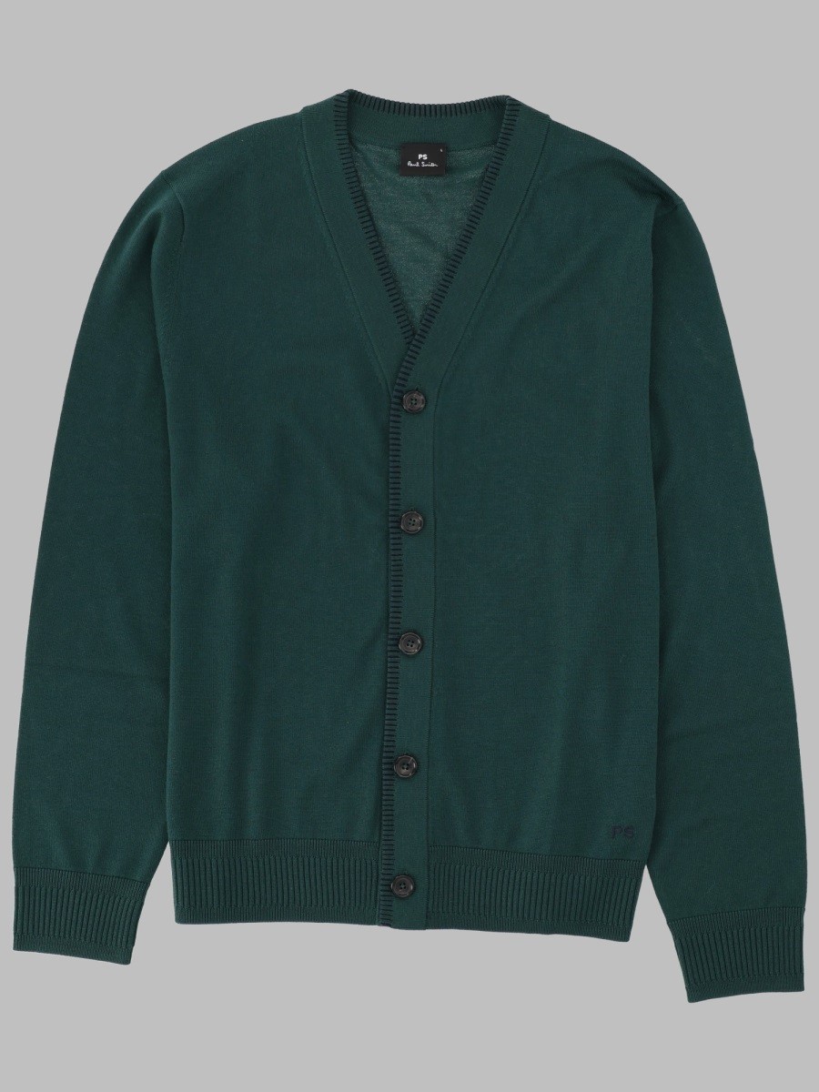PS BY PAUL SMITH CARDIGAN IN LANA MERINO CON BOTTONI