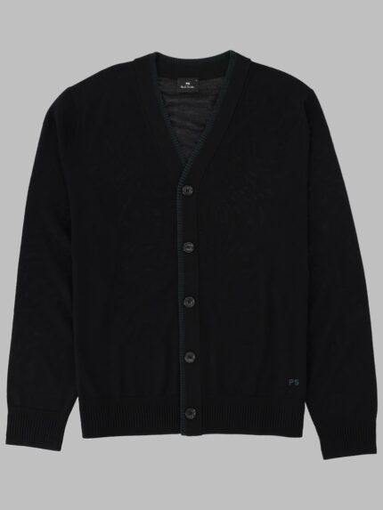 PS BY PAUL SMITH CARDIGAN IN LANA MERINO CON BOTTONI