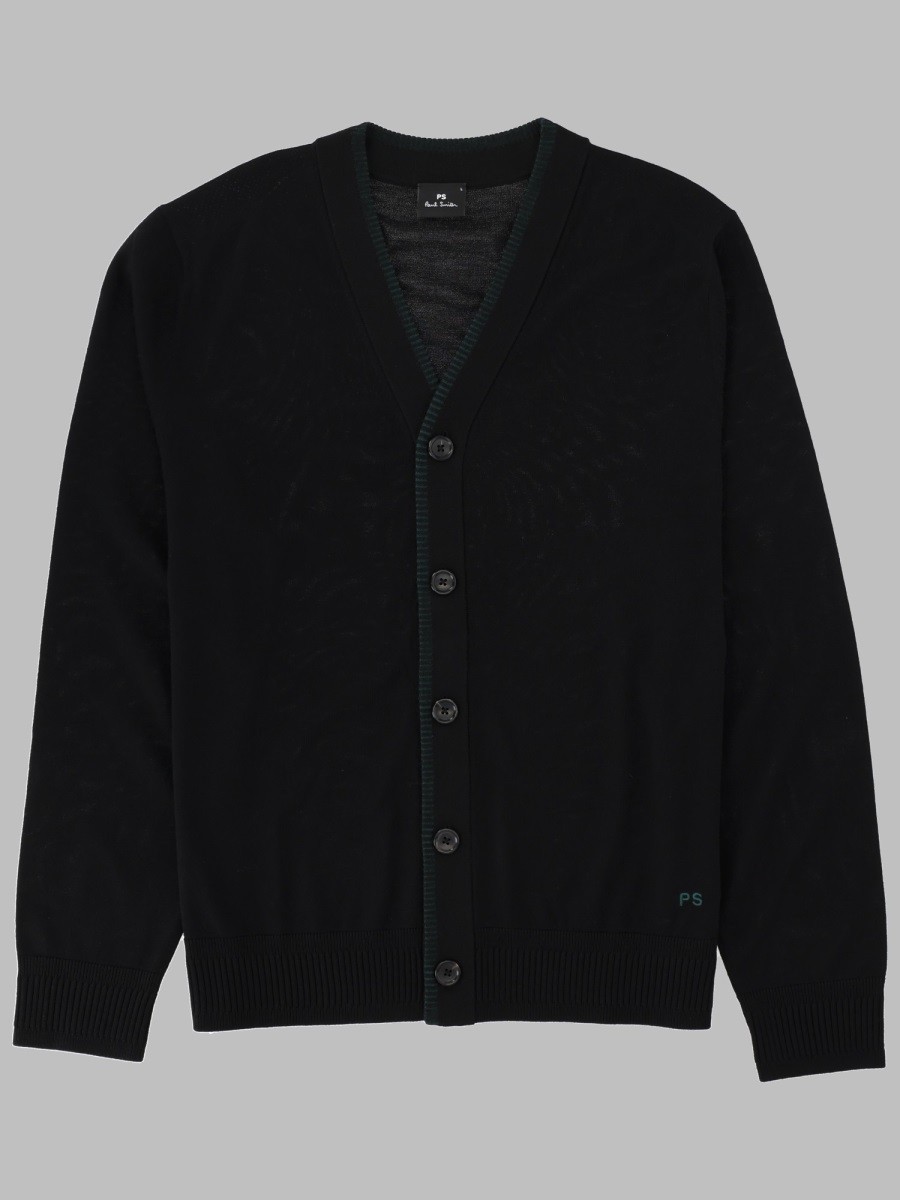 PS BY PAUL SMITH CARDIGAN IN LANA MERINO CON BOTTONI