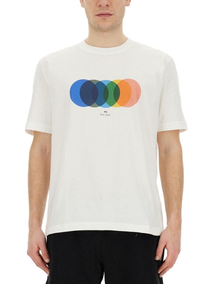 ps by paul smith "circles" t shirt PS BY PAUL SMITH "CIRCLES" T-SHIRT
