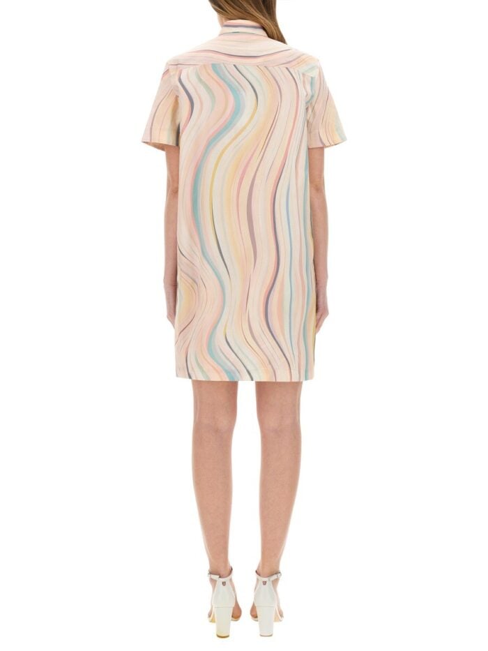 PS BY PAUL SMITH "FADED SWIRL" DRESS