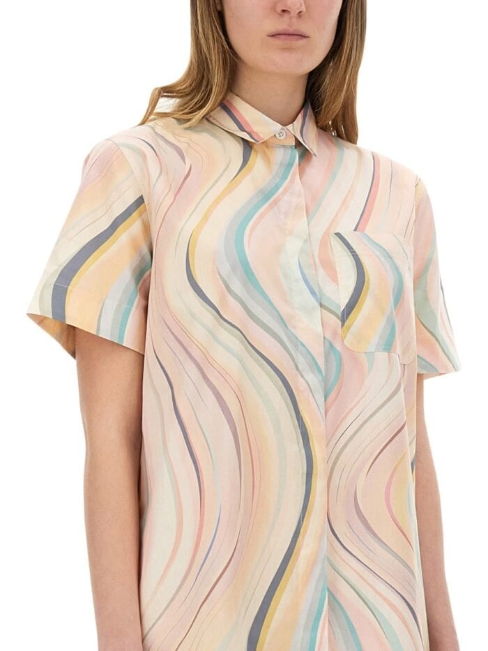 PS BY PAUL SMITH "FADED SWIRL" DRESS