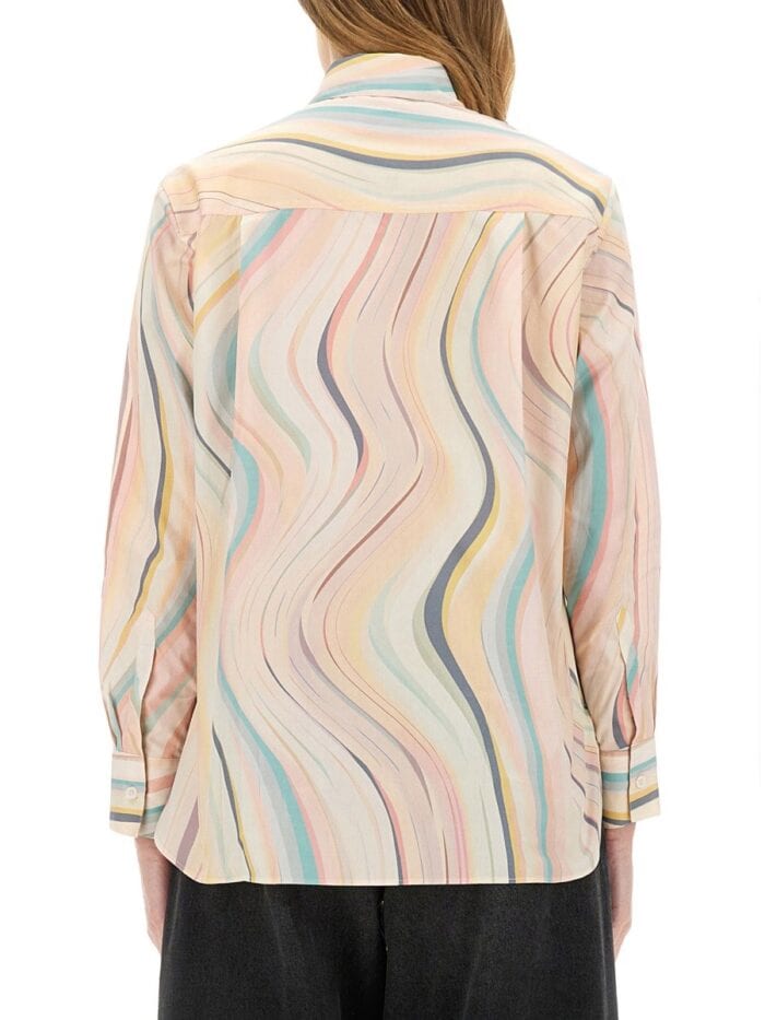 PS BY PAUL SMITH "FADED SWIRL" PRINT SHIRT
