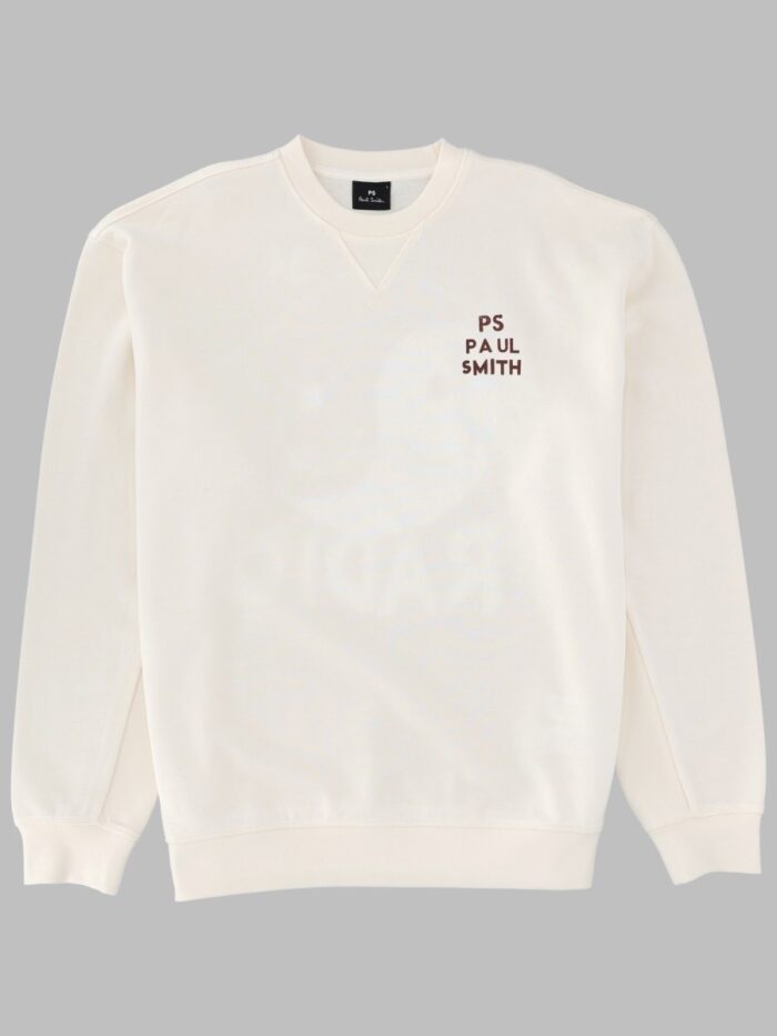 ps by paul smith felpa oversize con stampa PS BY PAUL SMITH FELPA OVERSIZE CON STAMPA
