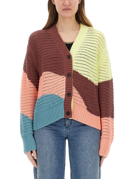 PS BY PAUL SMITH GRADIENT WAVE" CARDIGAN