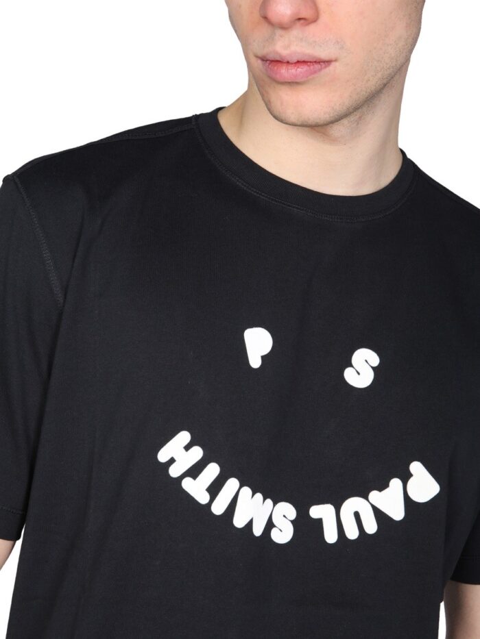 PS BY PAUL SMITH "HAPPY" CREW NECK T-SHIRT