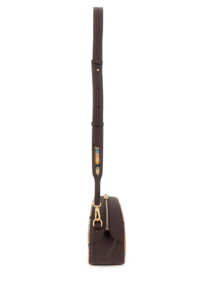 PS BY PAUL SMITH LEATHER "DUSKY SWIRL" BAG