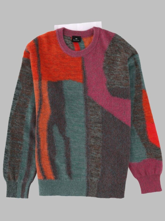 ps by paul smith maglia con motivo floreale glitch PS BY PAUL SMITH MAGLIA CON MOTIVO FLOREALE GLITCH