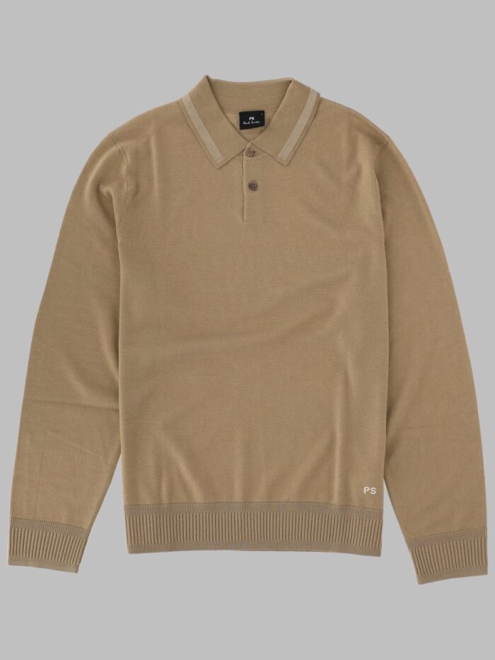 ps by paul smith maglia polo in lana merino PS BY PAUL SMITH MAGLIA POLO IN LANA MERINO
