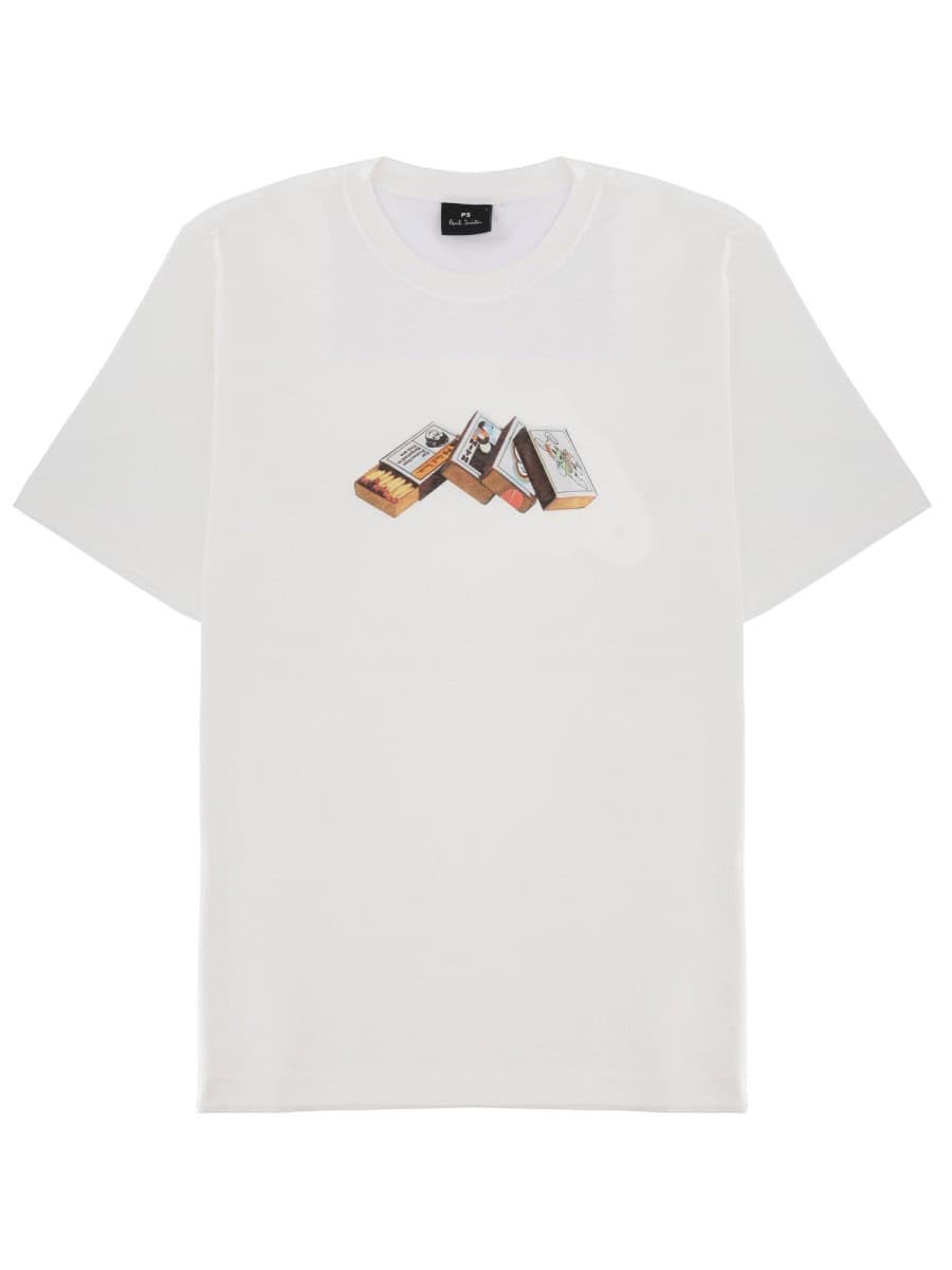 PS BY PAUL SMITH "MATCHBOXES" T-SHIRT