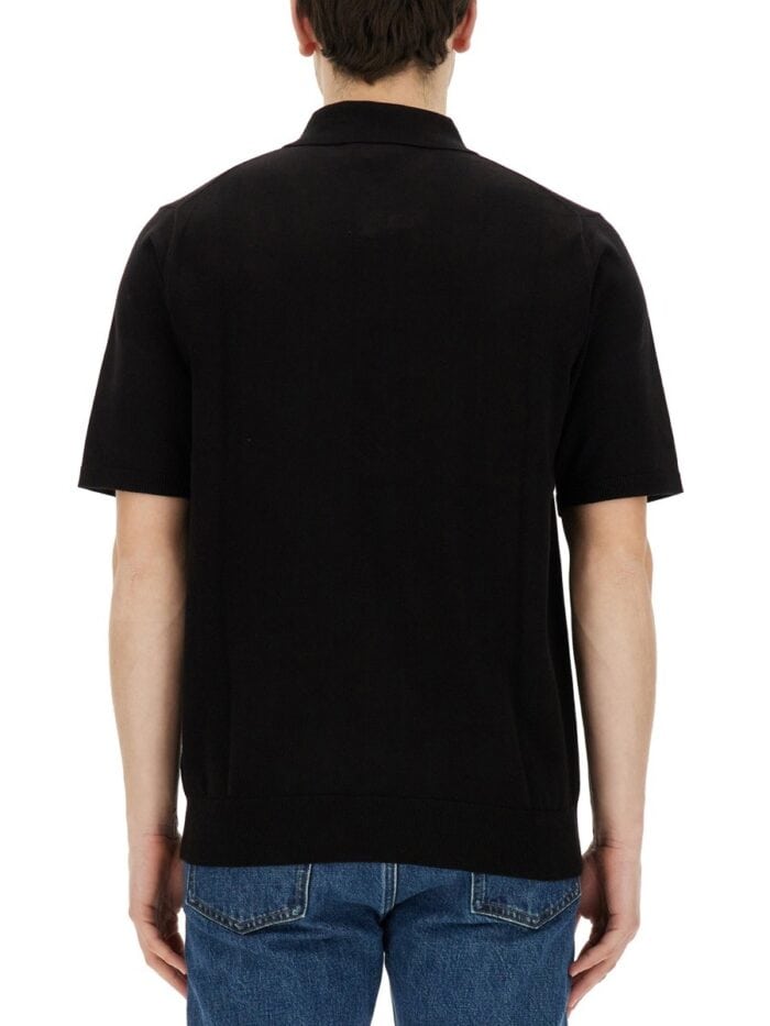 PS BY PAUL SMITH POLO SHIRT WITH ZEBRA PATCH