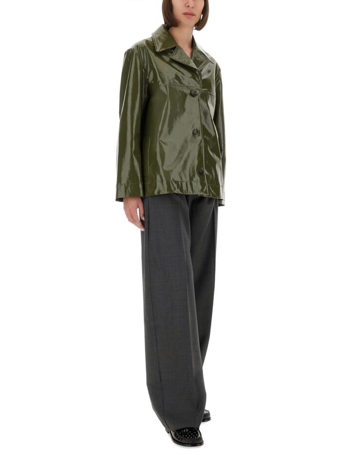 PS BY PAUL SMITH SHINY LEATHER JACKET