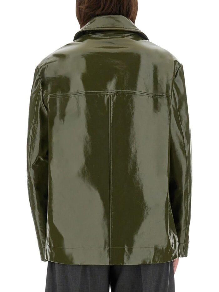 PS BY PAUL SMITH SHINY LEATHER JACKET