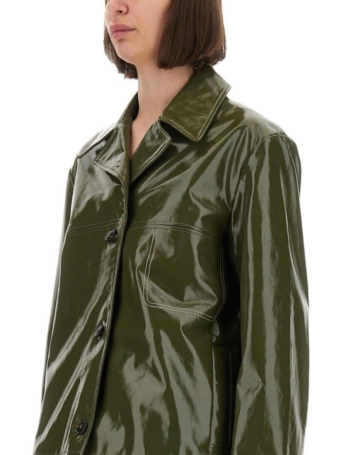 PS BY PAUL SMITH SHINY LEATHER JACKET
