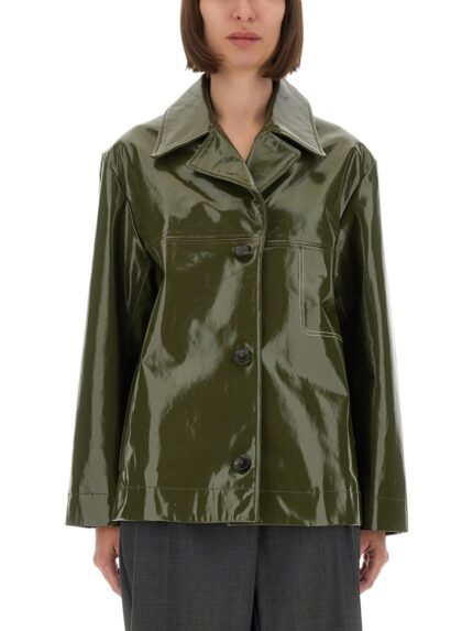 PS BY PAUL SMITH SHINY LEATHER JACKET