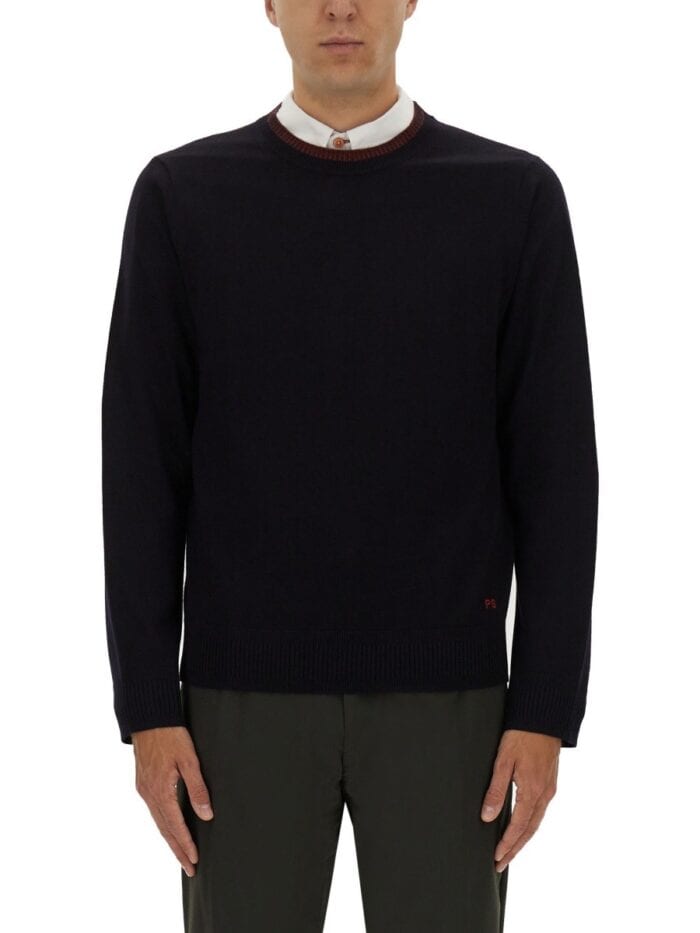 PS BY PAUL SMITH SHIRT WITH EMBROIDERED LOGO