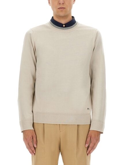 PS BY PAUL SMITH SHIRT WITH EMBROIDERED LOGO