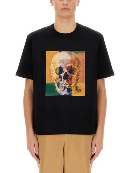PS BY PAUL SMITH "SKULL SQUARE" T-SHIRT