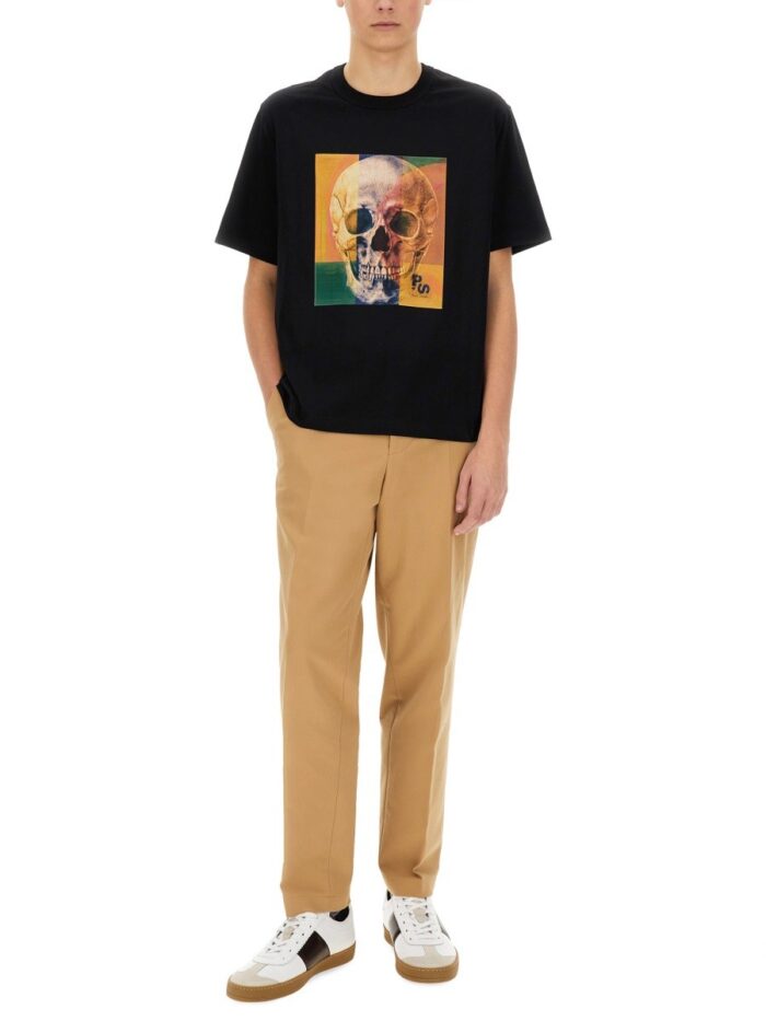 PS BY PAUL SMITH "SKULL SQUARE" T-SHIRT