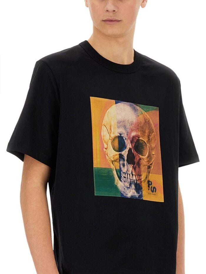 PS BY PAUL SMITH "SKULL SQUARE" T-SHIRT