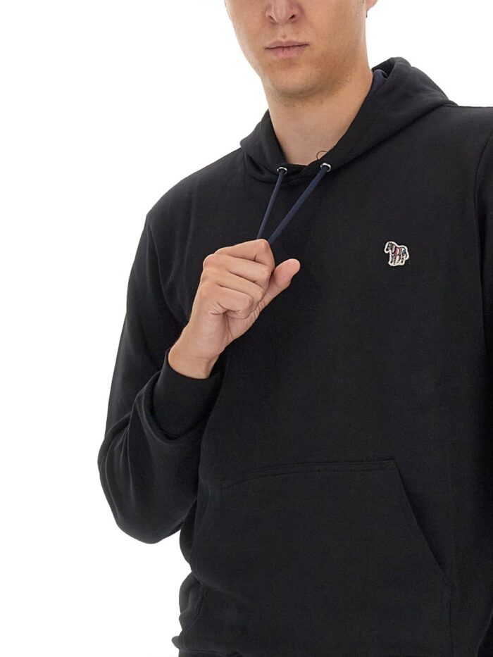 PS BY PAUL SMITH SWEATSHIRT WITH LOGO PATCH