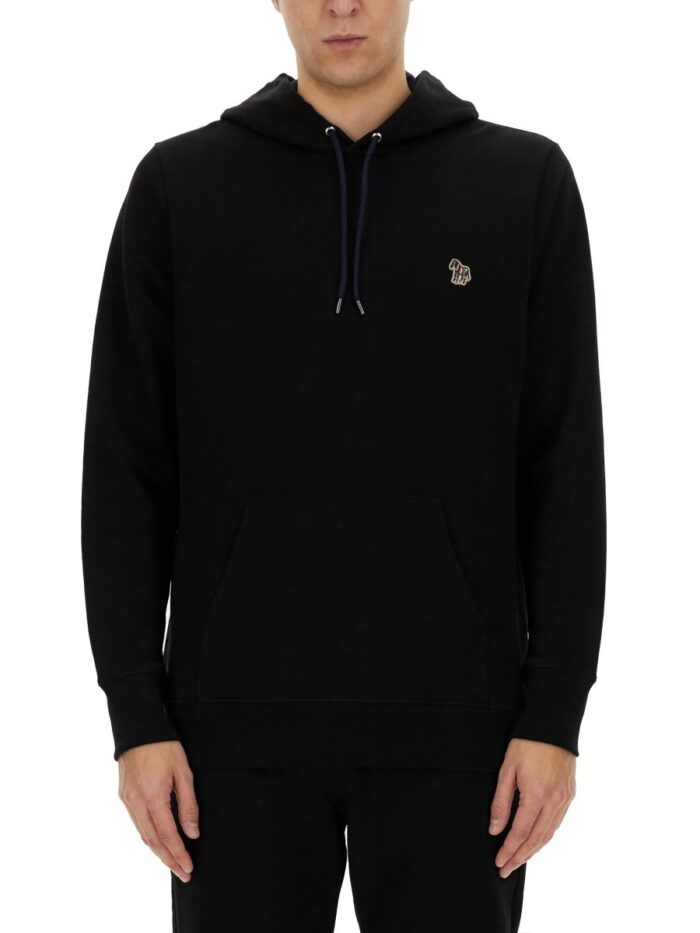 PS BY PAUL SMITH SWEATSHIRT WITH LOGO PATCH