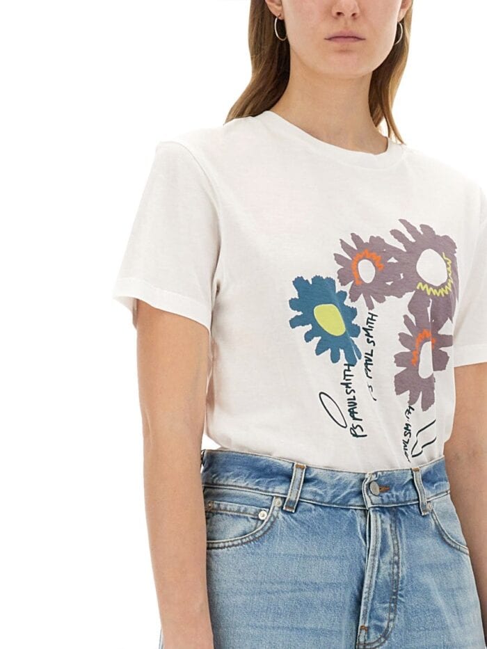 PS BY PAUL SMITH T-SHIRT "FLORAL"