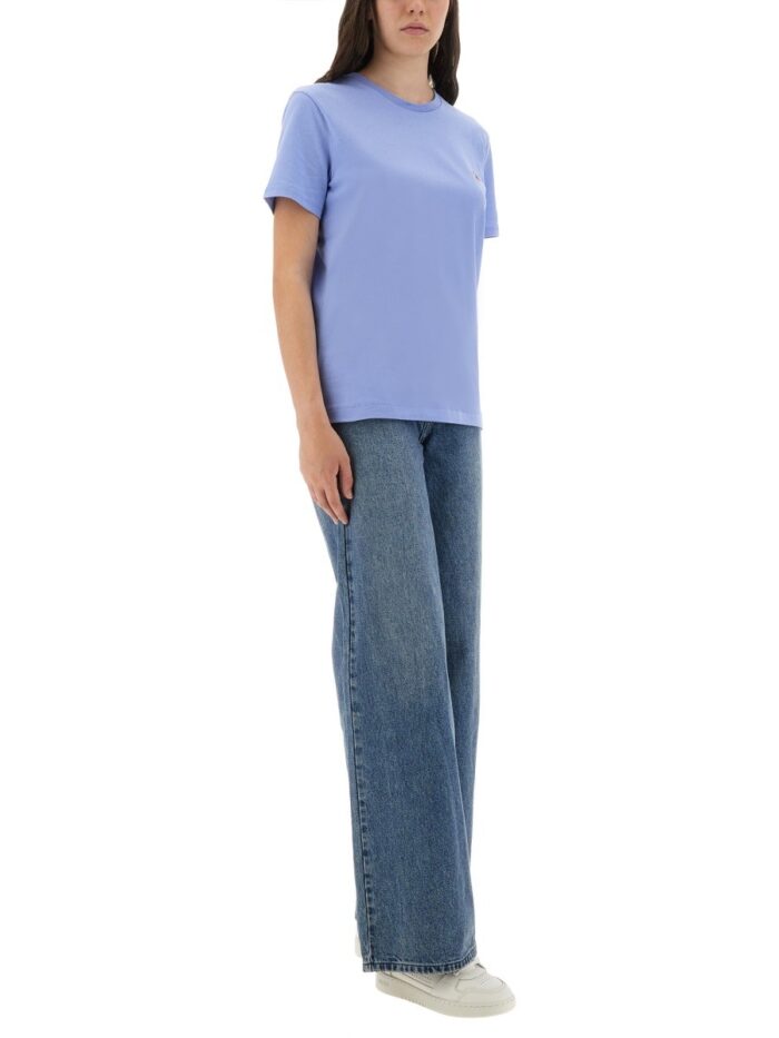 PS BY PAUL SMITH T-SHIRT WITH LOGO PATCH
