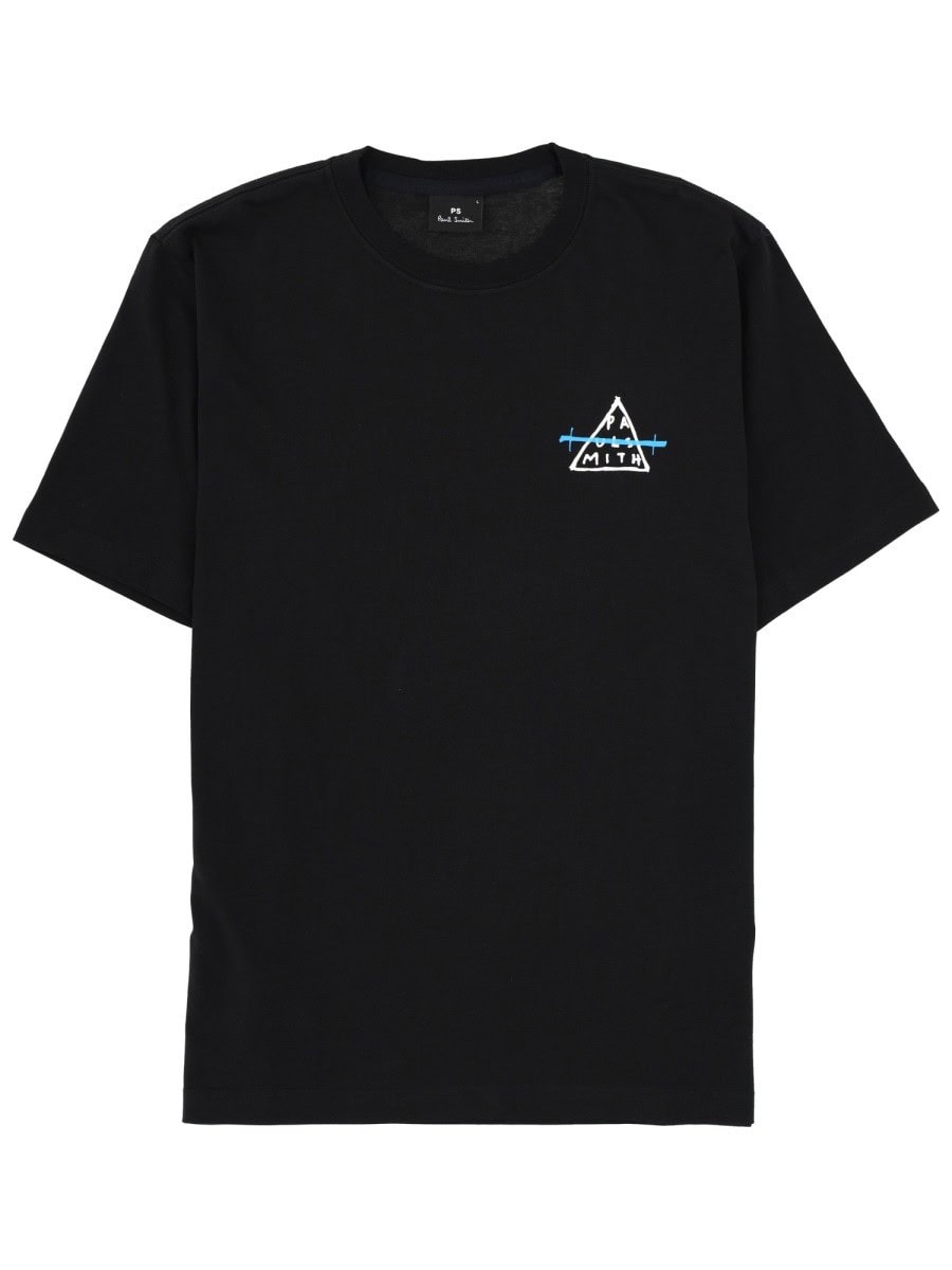 PS BY PAUL SMITH T-SHIRT WITH PRINT