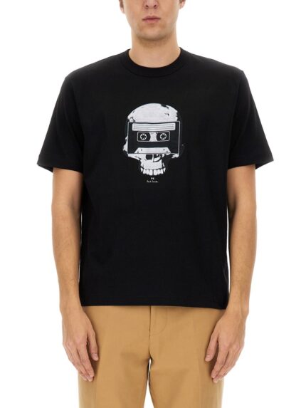 PS BY PAUL SMITH "TAPE SKULL" T-SHIRT