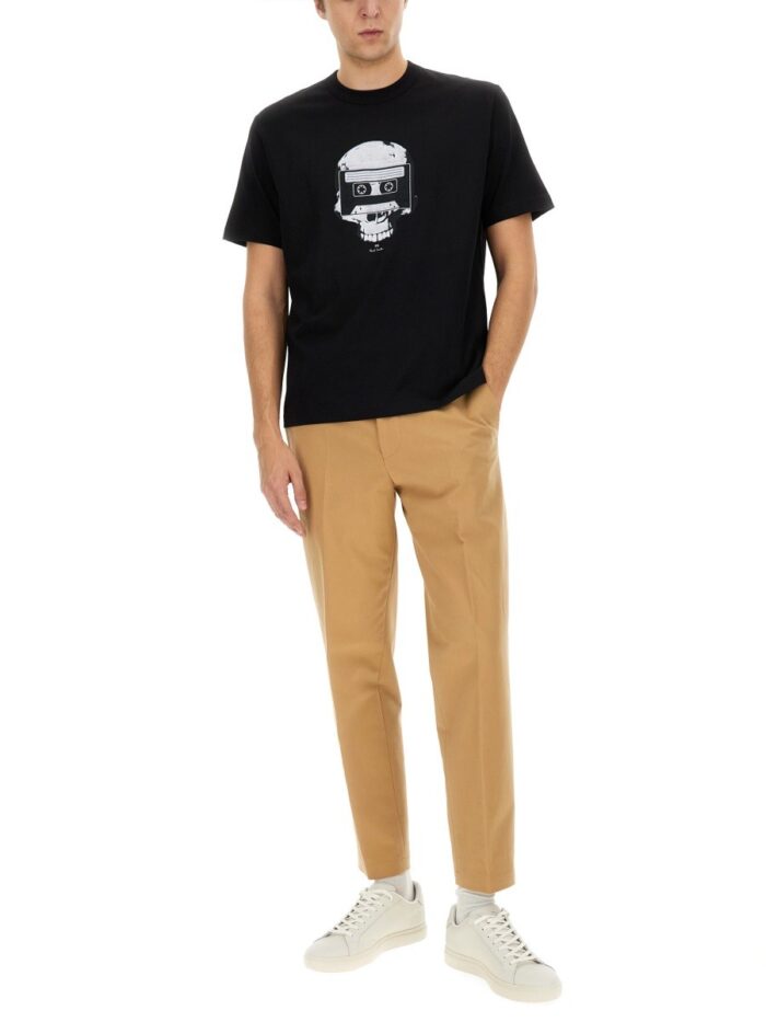 PS BY PAUL SMITH "TAPE SKULL" T-SHIRT