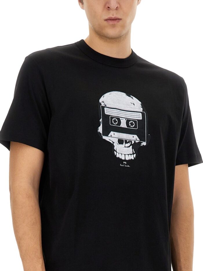 PS BY PAUL SMITH "TAPE SKULL" T-SHIRT