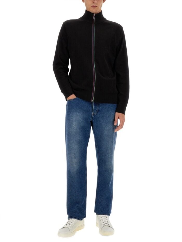 PS BY PAUL SMITH ZIPPERED CARDIGAN