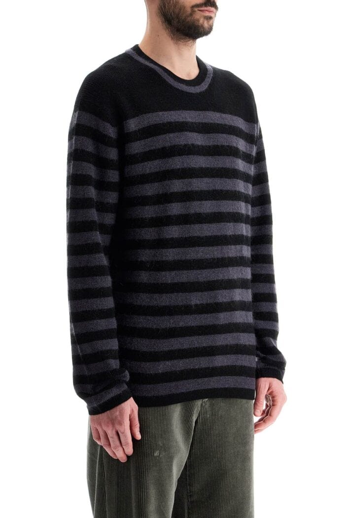 PS PAUL SMITH Striped Wool And Mohair Blend Pullover